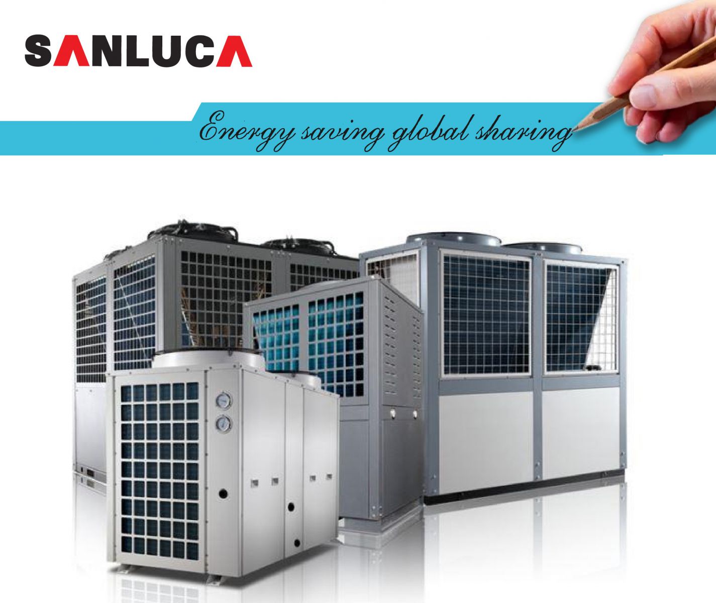 Máy bơm nhiệt heat pump Sanluca chất lượng tốt nhất