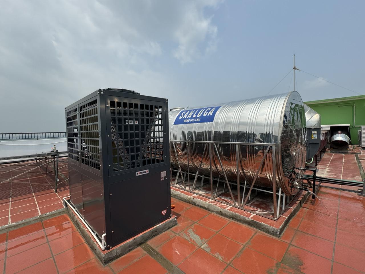 Sửa chữa máy bơm nhiệt heat pump bị đóng cặn canxi