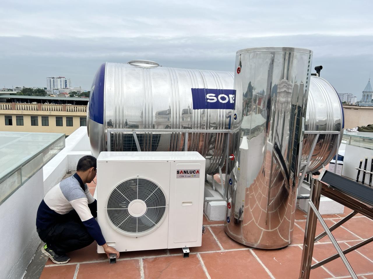 Cam kết chất lượng của heat pump Sanluca